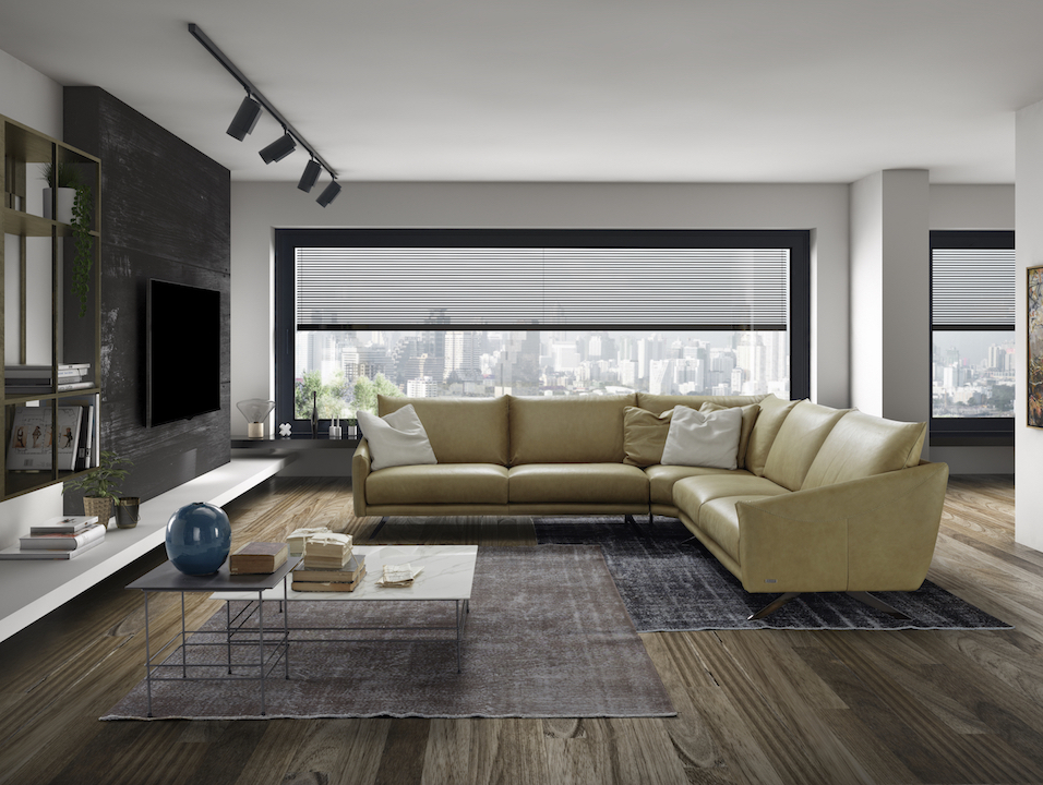 Atene-1 Atene Leder Design Garnitur